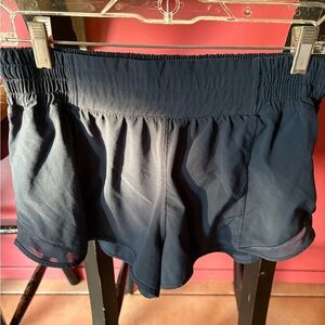 Women's Navy Blue Athletic Shorts